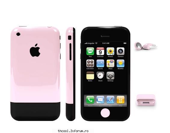 Telefonul. - Un iphone pink(pt un 10 la mate ii p caietu de - All about u